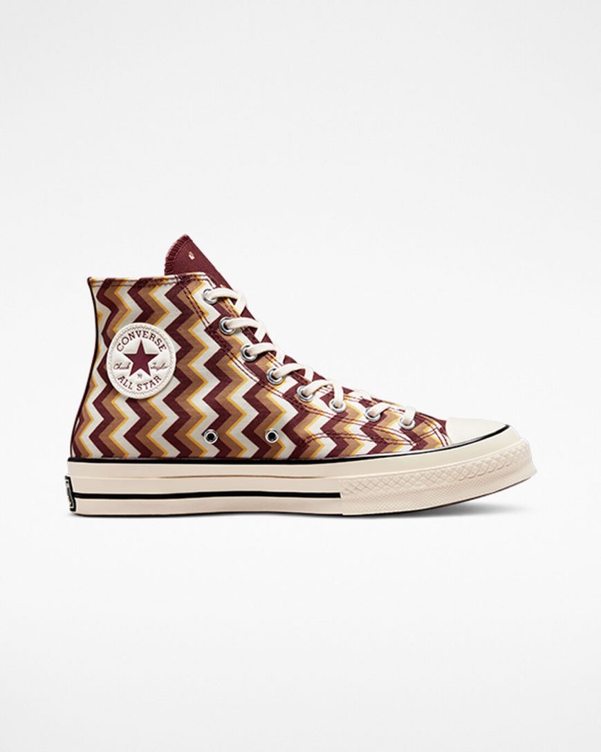 Women\'s Converse Chuck 70 Twisted Classics High Top Shoes Dark Red / Dark | AU 1C46EO